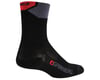 Image 2 for Louis Garneau Merino 60 Socks (Black/Red)